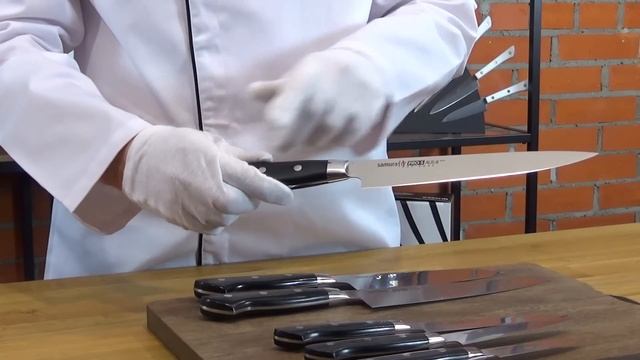 Обзор кухонных ножей Samura Pro-S смотреть онлайн