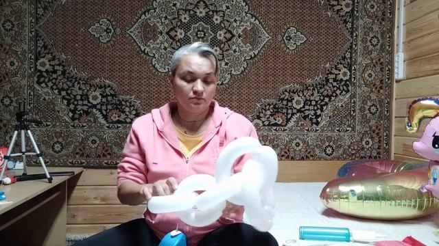 Квест на день рождения. Цепь с замком из воздушных шаров
