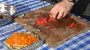 Аджапсандал  - салат мангал. Готовим вкуснейший салат из печёных овощей .Рецепт лентяйка.
