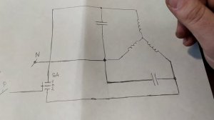 Реверс трехфазного электродвигателя в сети 220В.