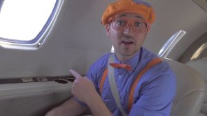 Blippi Flies in a Private Jet | Airplanes for Kids with The Airplane Song