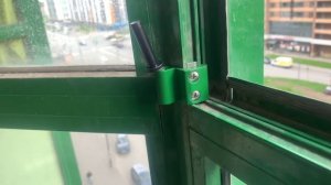 Ремонт окна в ЖК Гренландия. Выпало алюминиевое окно.
