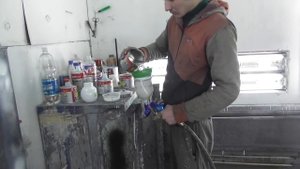 Покраска КИА РИО ч3