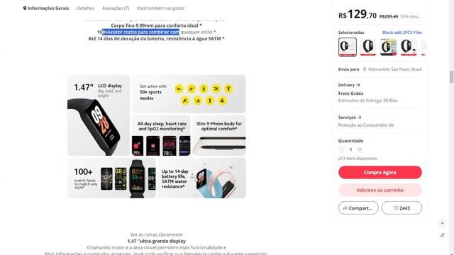 XIAOMI MI BAND 8 ACTIVE! VERSÃO GLOBAL! CUSTO BENEFÍCIO! POR MENOS DE R$150! VALE A PENA??? смотреть онлайн
