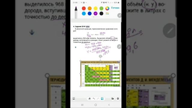 Задание 28 ЕГЭ по химии. Термохимические уравнения. смотреть онлайн