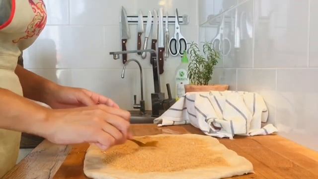 К завтраку! Ароматный ХЛЕБ С НАЧИНКОЙ на закваске.