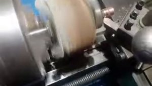 Проточка коллектора генератора Bosch на токарном станке.