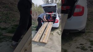 Мотоблок Агат в Шкоде Рапид.