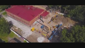 Устройство буронабивных свай с применением инвентарных обсадных труб