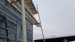 Второй этаж на гараже. Стройка.