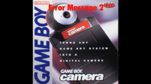 Game Boy Camera OST - Error Messages