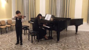 Григорьев Никита 4 класс (10 лет) Ф. Зейтц Концерт для скрипки с оркестром  №1 G-dur 1 часть