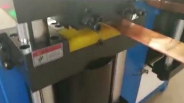 Станок изготовления медных (алюминиевых) шин смотреть онлайн