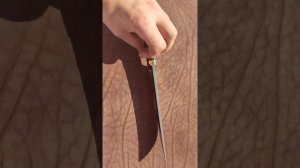 Пчак из самой ударно-стойкой стали и бакаутом на рукояти