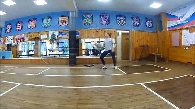 Правильный выпад. Фехтовальный урок. смотреть онлайн