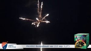 Салют Волшебный час - 12 залпов / калибр 1.2" арт. PKU002