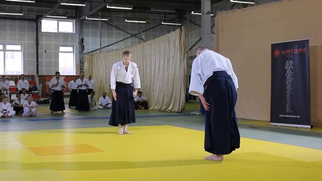 Demonstration performances for the 25th anniversary of Aikibudo and Katori Shinto ryu in Russia (4) смотреть онлайн
