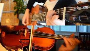 Paganini: Sonata Concertata - II. Adagio assai espressivo (Tariq Harb, guitar and violin)