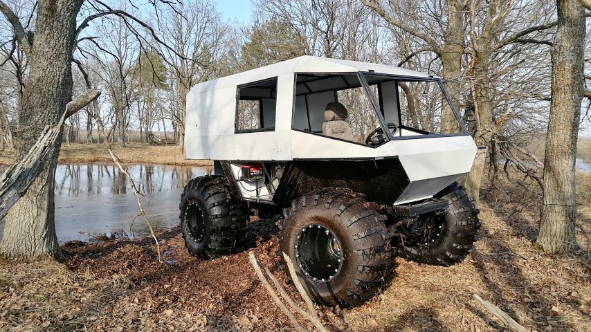 Автономный отопитель и фары на вездеход смотреть онлайн