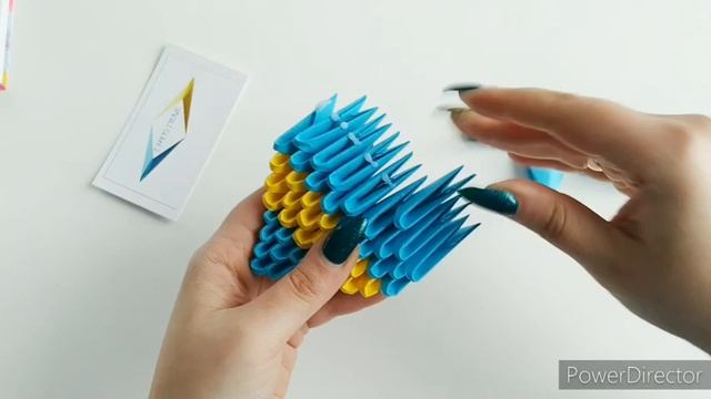 Рибка (модульне оригамі) для початківців