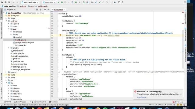 WooCommerce Flutter App Firebase Setup :Flutter WooCommerce App