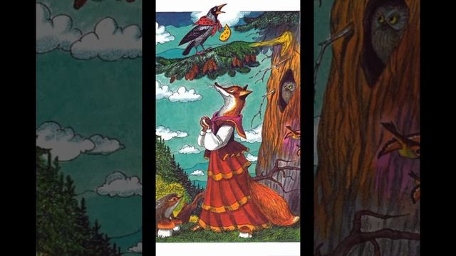 Басня Ивана Андреевича Крылова - 'Ворона и Лисица' смотреть онлайн