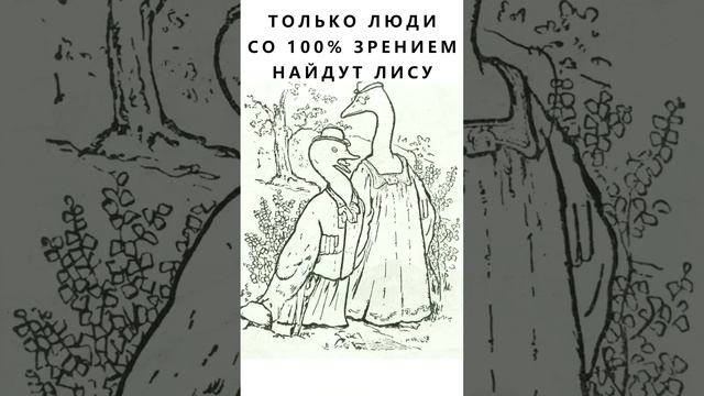 Сможете найти лису? #тестнавнимательность