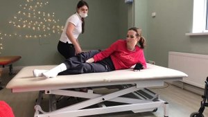 Переход из положения «лёжа», в положение «сидя».