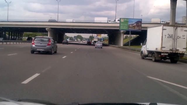 Въезд в Москву по Горьковскому шоссе. смотреть онлайн