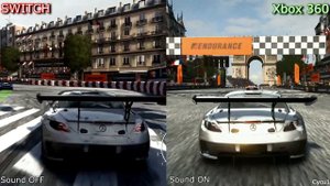 GRID Autosport Nintendo Switch vs Xbox 360 Graphics Comparison