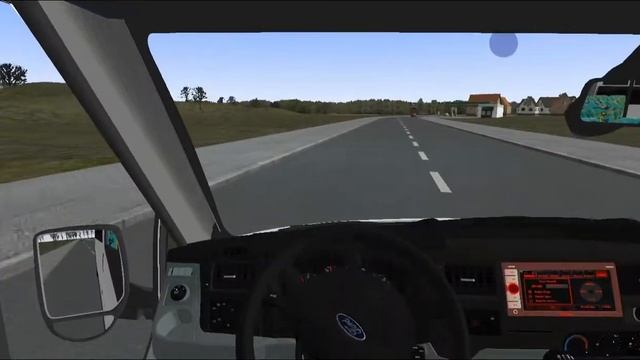 Покатушки на микроавтобусе FORD Tranzit в Omsi 2!!! смотреть онлайн