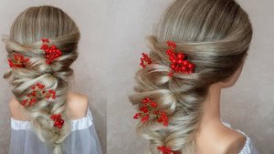 КОСА ПРОСТАЯ И ОБЪЁМНАЯ ДЛЯ ДЛИННЫХ ВОЛОС