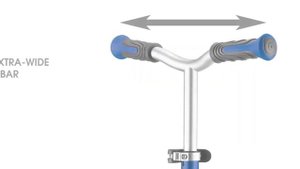 Globber Master Lights – Детский трёхколёсный самокат со складной ручкой и светящимися колёсами