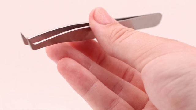 Пинцет для наращивания ресниц TimBale ZD-39 смотреть онлайн