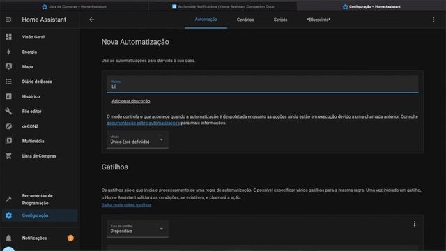 Compras automatizadas com Home Assistant para iniciantes Notificações Android e Geofence смотреть онлайн