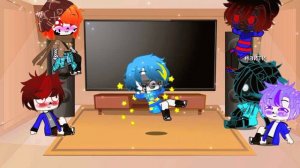 🖤Реакция сансов на другие ау киллера🖤