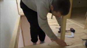 Отделка деревянной лестницы. Ч1. Ограждение лестницы