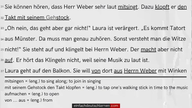#688 Geschichte zum Lesen & Hören | Thema: Deutsche Volksmusik | Deutsch lernen durch Hören B1-B2 смотреть онлайн
