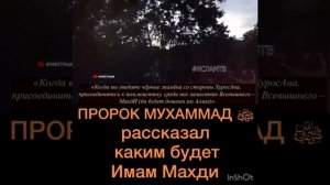 Пророк Мухаммад ﷺ рассказал каким будет,# Имам Махди,# Даджаль,#конец света,