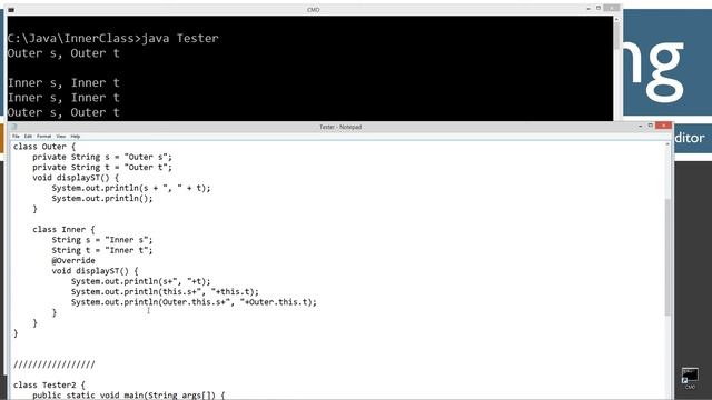 Learn Java Programming - Inner Class Tutorial смотреть онлайн