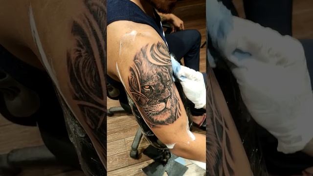 It's better to be a lion for a day than a sheep all your life. Subscribe and Share. #tattoo #lion