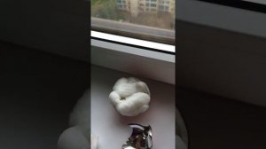 Восстановление разбитой ёлочной игрушки. Стекло.