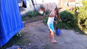 418/Покупки к школе.Сын устроился на работу.Убрали старый душ.Складываем  дрова.