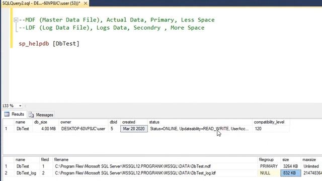 SQL Interview Questions and Answers | Hindi | .MDF/.LDF File in SQL Server ? | #07 смотреть онлайн
