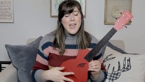 Stunning RED Enya Nova U Ukulele Review | Cory Teaches Music