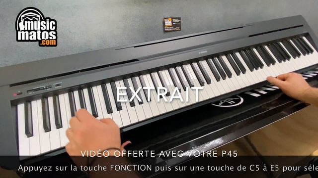 Comment utiliser toutes les fonctions de votre piano numérique portable Yamaha P45 смотреть онлайн