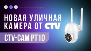 Уличная поворотная IP камера видеонаблюдения! Искусственный интеллект с цветным ночным режимом!