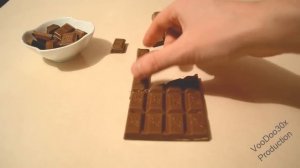 Infinite chocolate bar trick - Chocolate magic - Chocolate trick