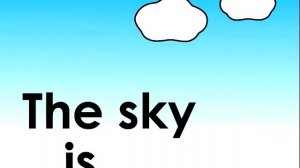 What Color is the Sky? children's song　空は何色？のうた