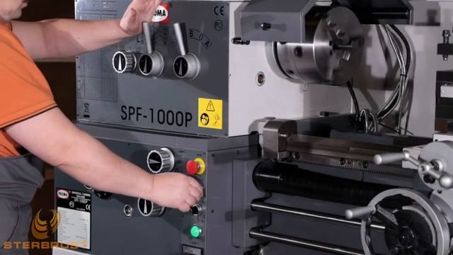 Универсальный токарный станок Proma SPF-1000P с УЦИ смотреть онлайн